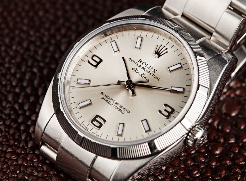 Stainless Steel Rolex Air-King