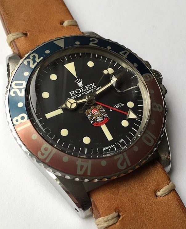 rolex gmt uae crest reference 1675