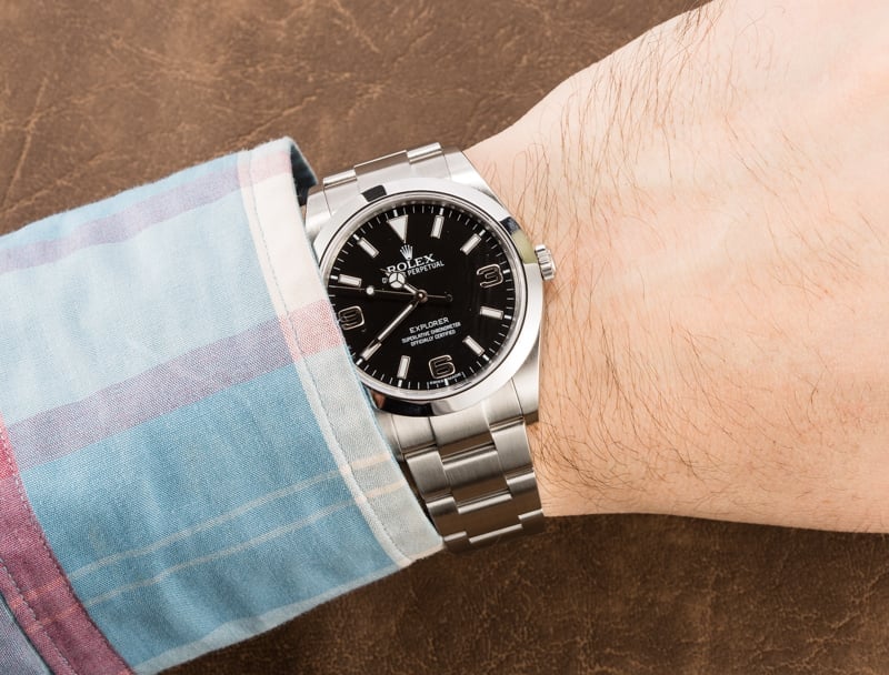 rolex explorer reference 214270