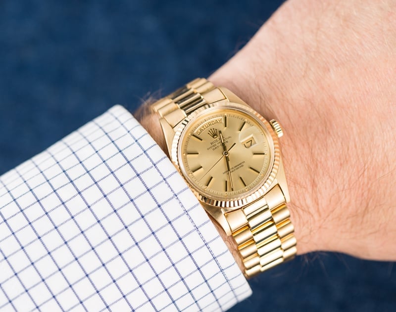 rolex day date president bracelet