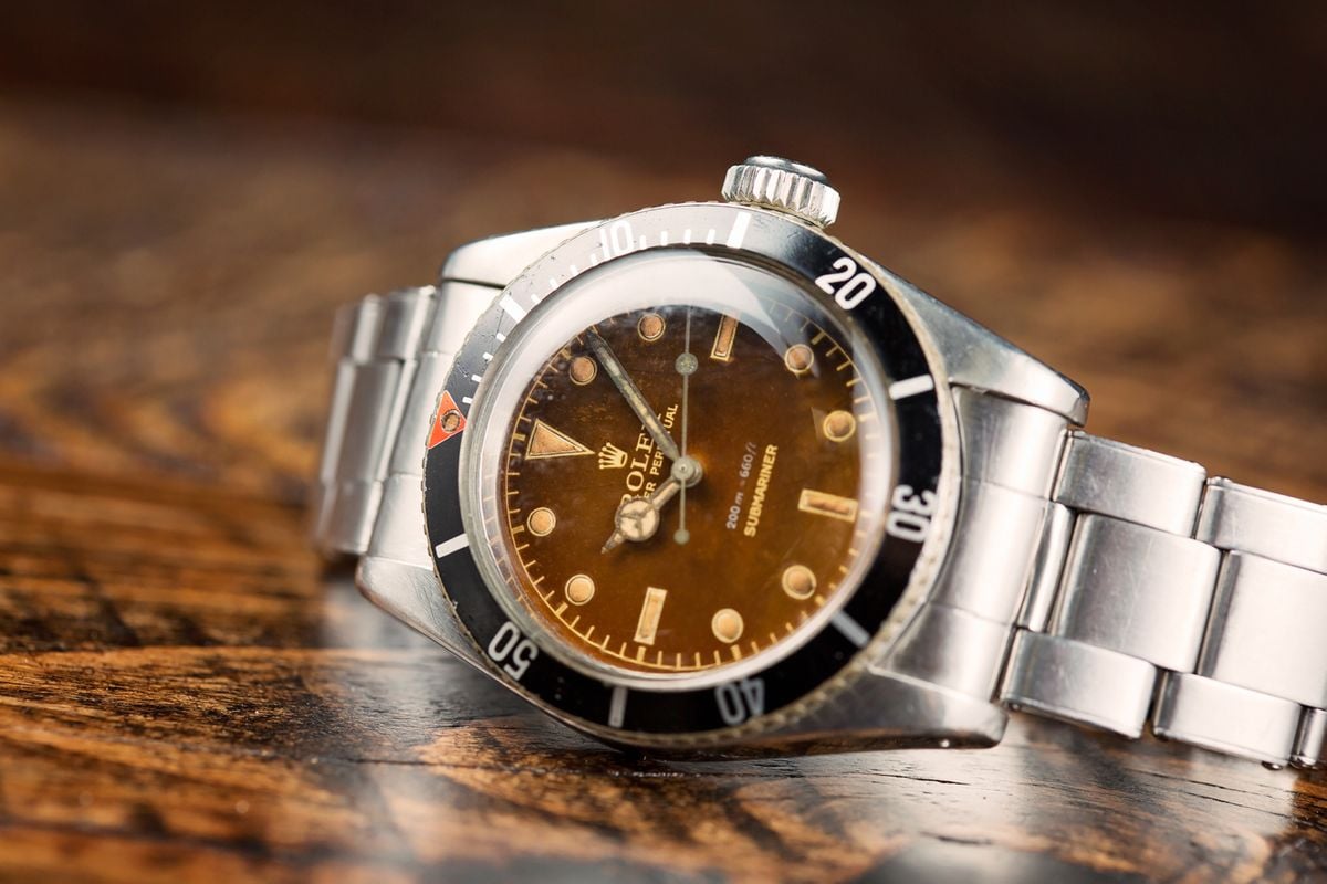 rolex submariner tropical dial