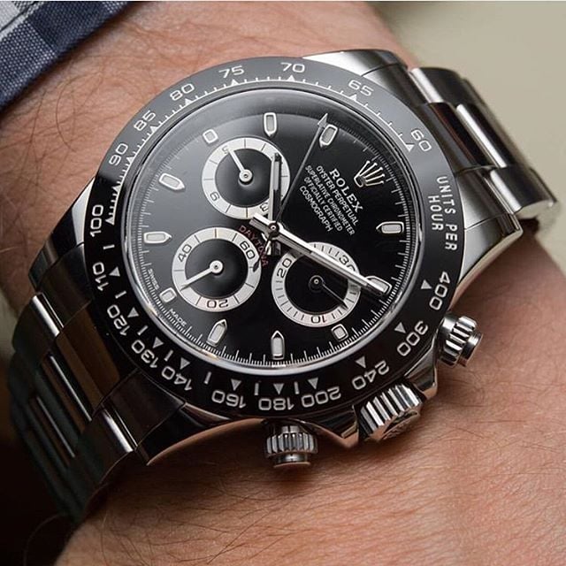 The dial on the Rolex Cosmograph Daytona 116500LN saw a few changes