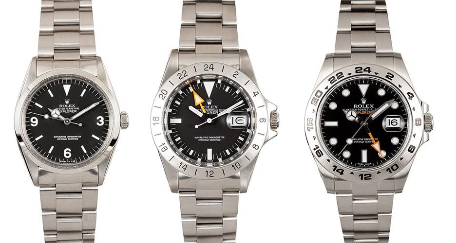 collection Rolex Explorer 1 and Explorer 2 Watches