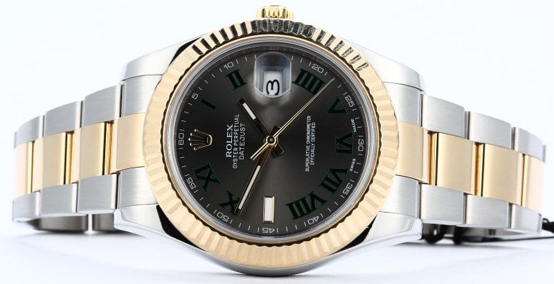 Rolex Datejust II ref. 116333 Wimbledon dial