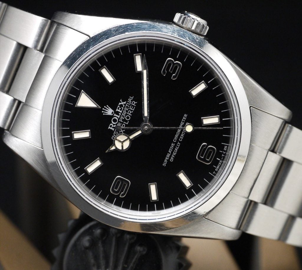 rolex explorer blackout