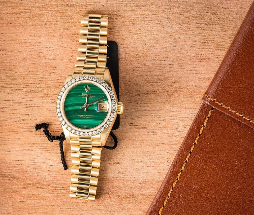 Unique Rolex Dials malachite