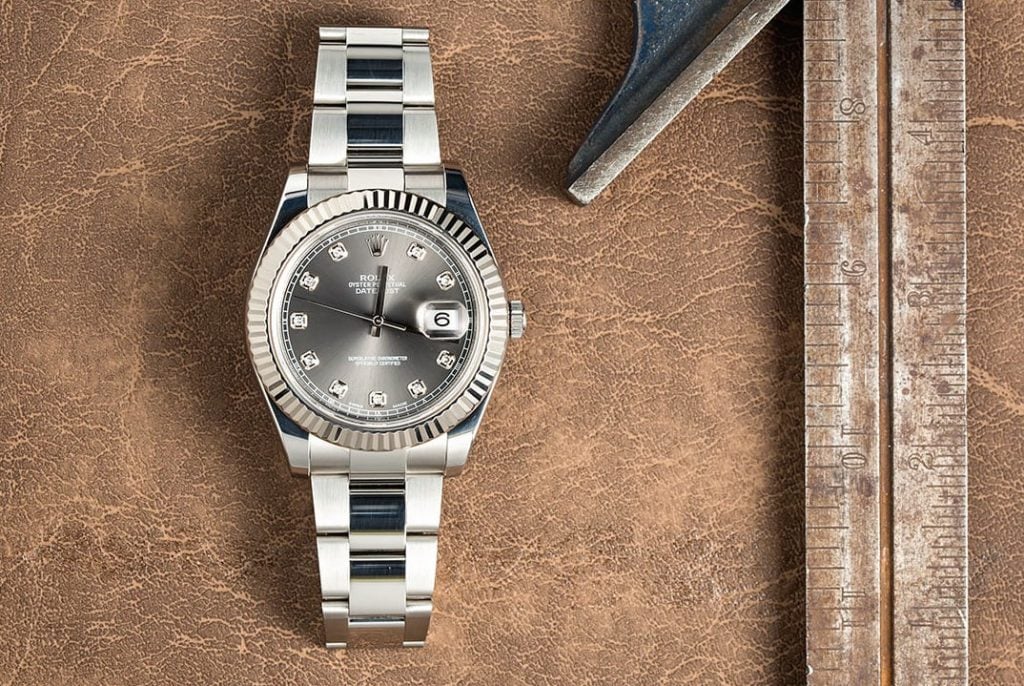 Rolex Datejust II ref. 116334 with diamond dial