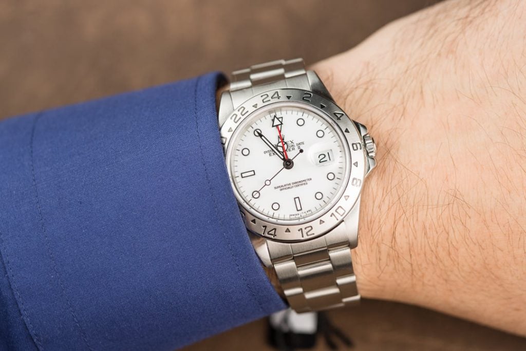 rolex explorer ii 16570 polar