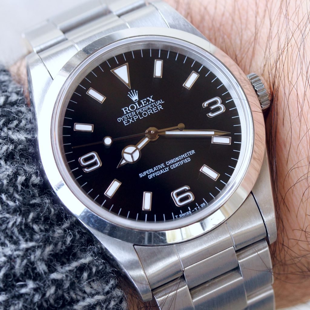 rolex explorer blackout for sale