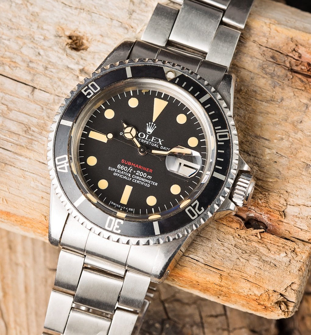 Vintage Watch Rolex Red Submariner 1680