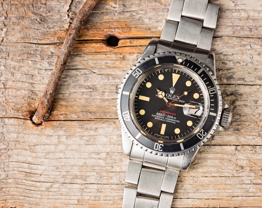 rolex submariner wristwatch