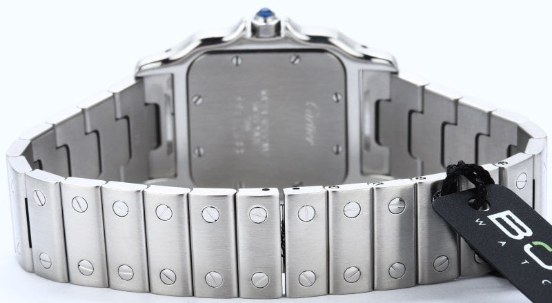 While its design is beautiful, the timekeeping accuracy are not compromised. Cartier Santos ref. 1564