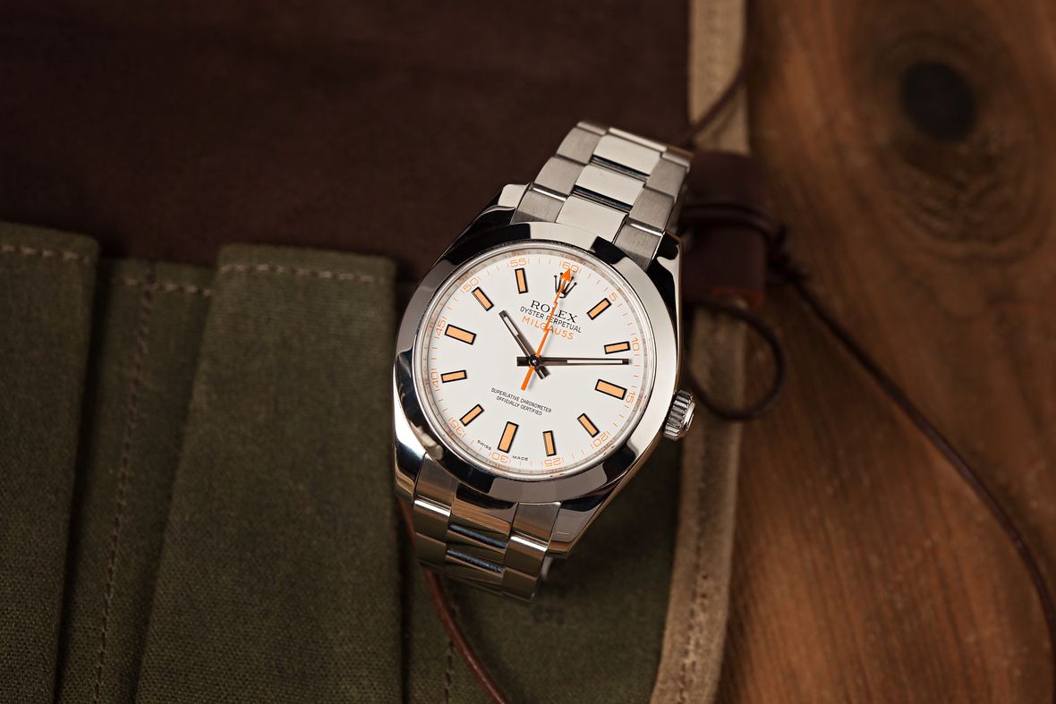 Labor Day Rolex Milgauss 116400 White Dial