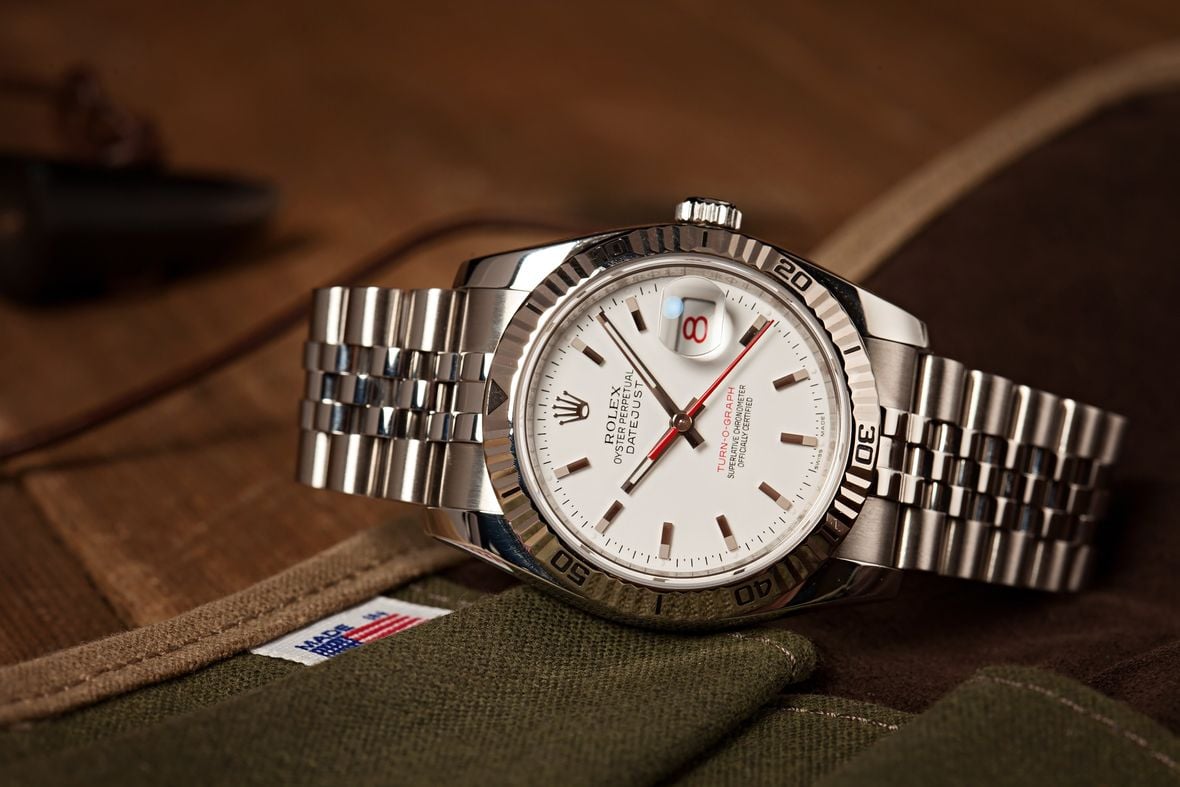 Labor Day Rolex Datejust Turn-O-Graph 116264 Thunderbird