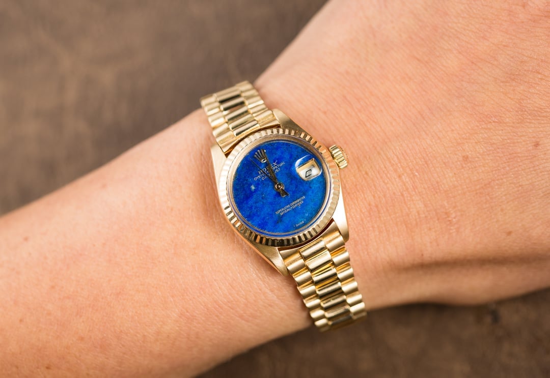 rolex lapis lazuli dial for sale