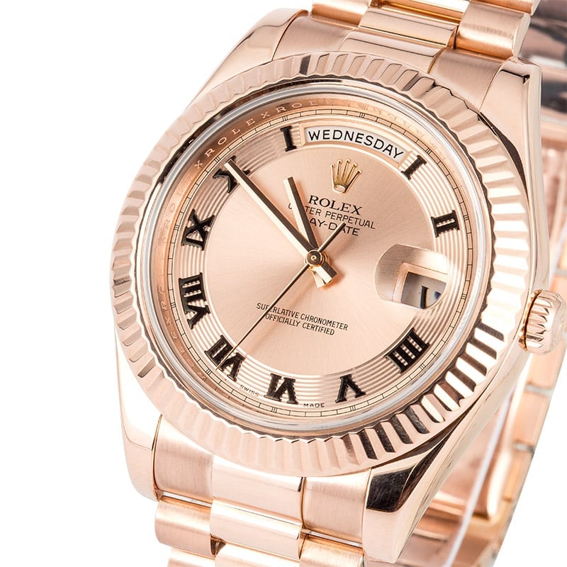 rose gold rolex 41mm