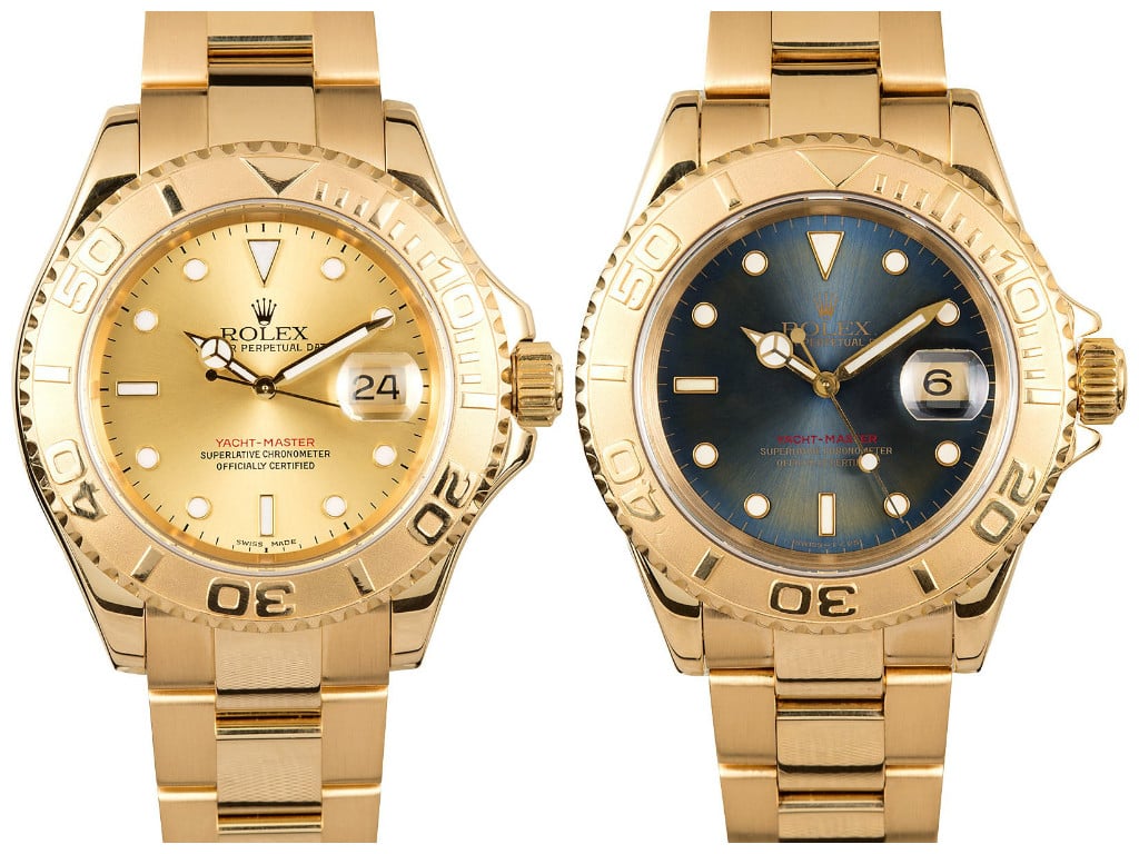 A Pair Of Gold Rolex Yacht-Masters 