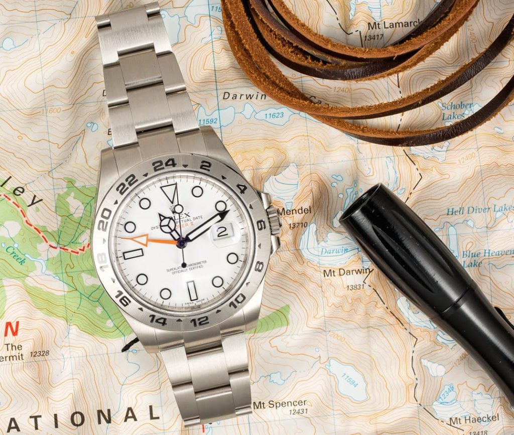 The Rolex Explorer II ref. 216570 is an iconic watch.