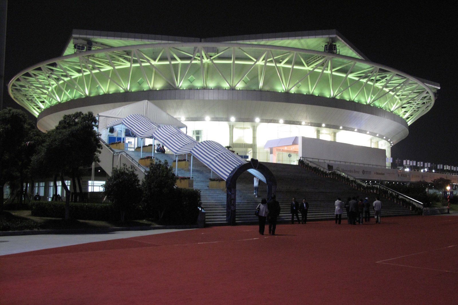 Qizhong Stadium where the Shanghai Rolex Masters takes place Qizhong Stadium where the Shanghai Rolex Masters takes place
