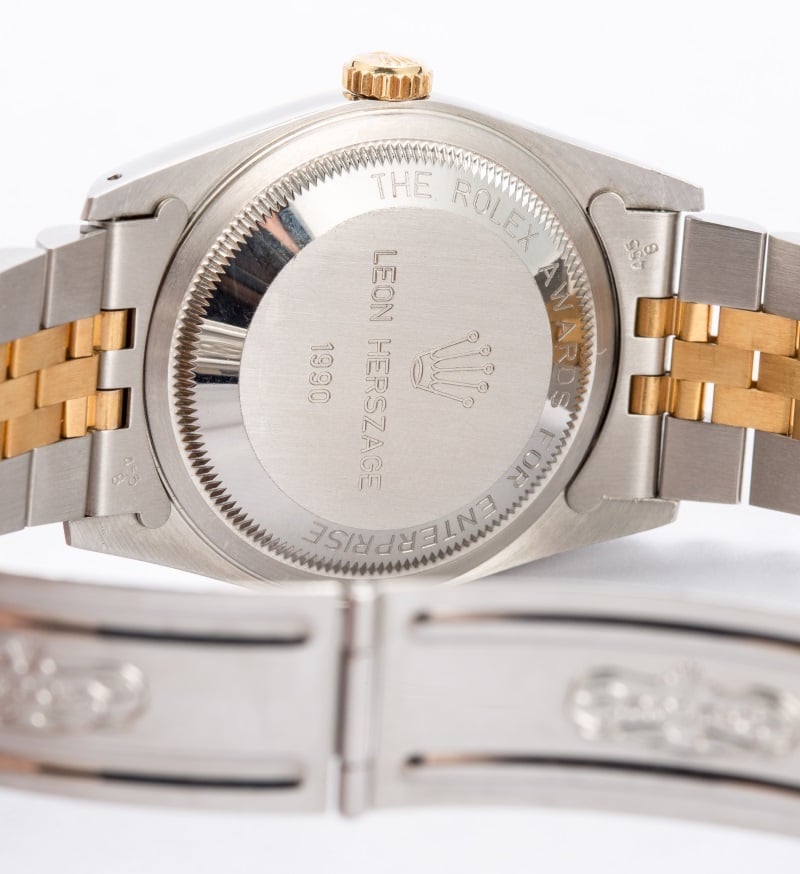 Rolex Award Watch - Datejust 16233 Two Tone