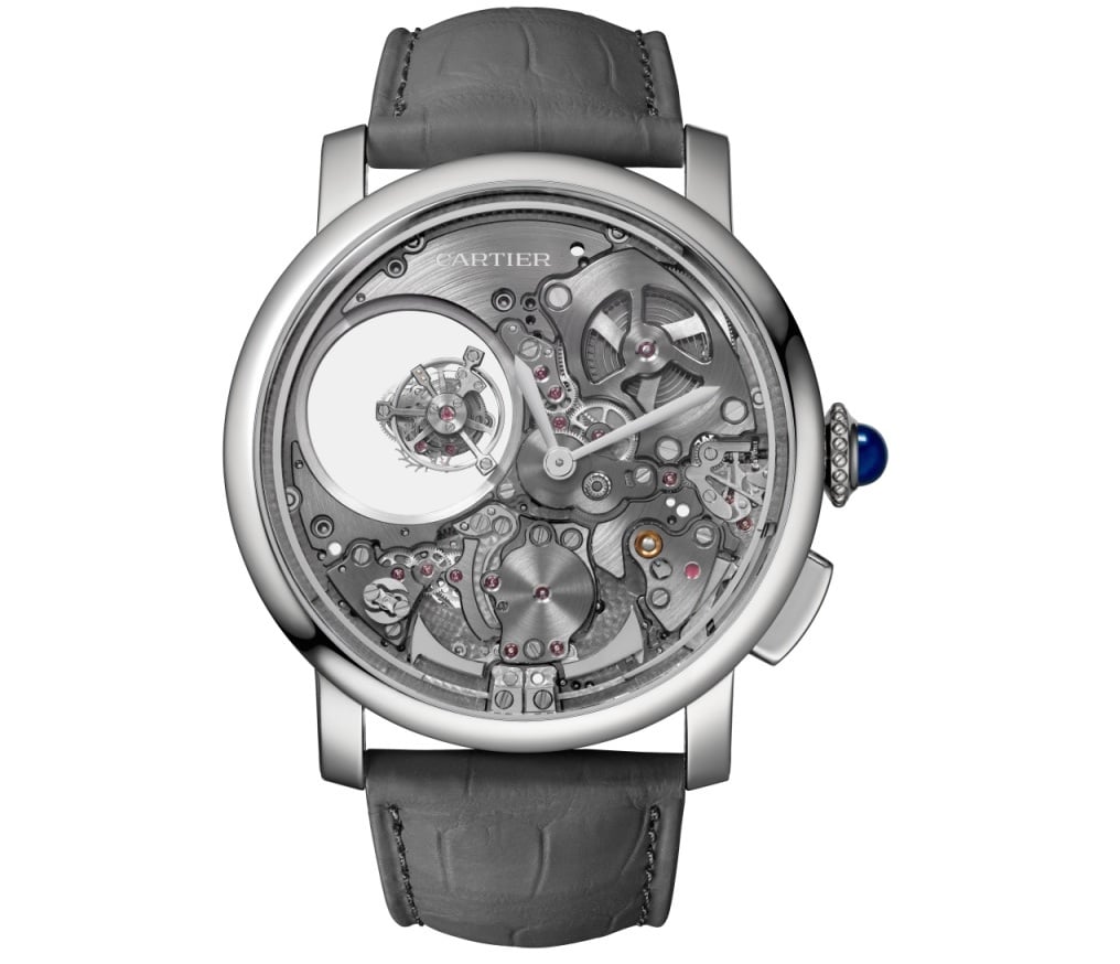Rotonde de Cartier Minute Repeater Mysterious Double Tourbillon. (Image courtesy of Cartier) Rotonde de Cartier Minute Repeater Mysterious Double Tourbillon (Image: Cartier)