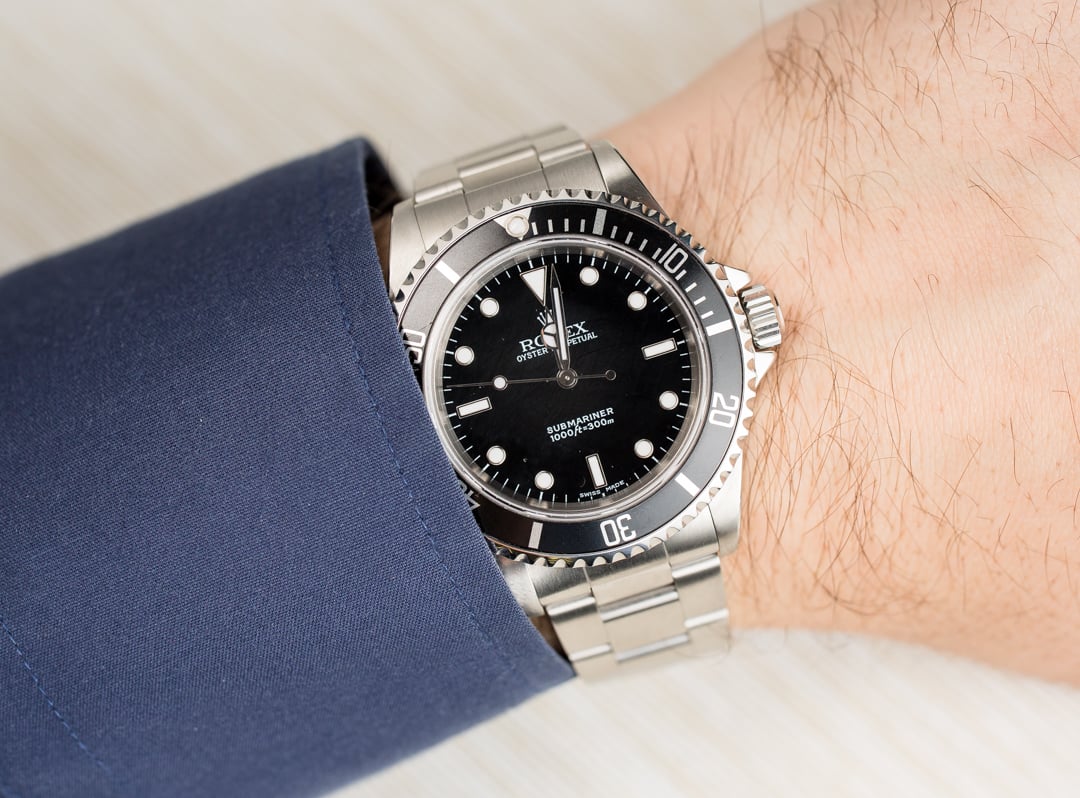 Submariner 14060 Wearing a Rolex that fits will always look right