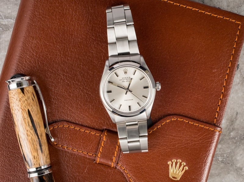 Rolex Air-King 5500 as seen on Ryan Gosling's wrist during the Golden Globe awards