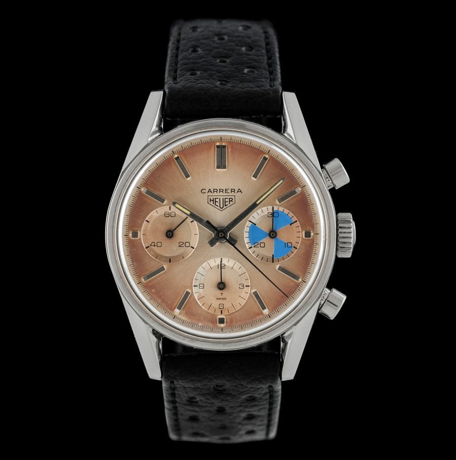 The proceeds from Phillips 2017 will go to charity. This Heuer is a stunning timepiece.