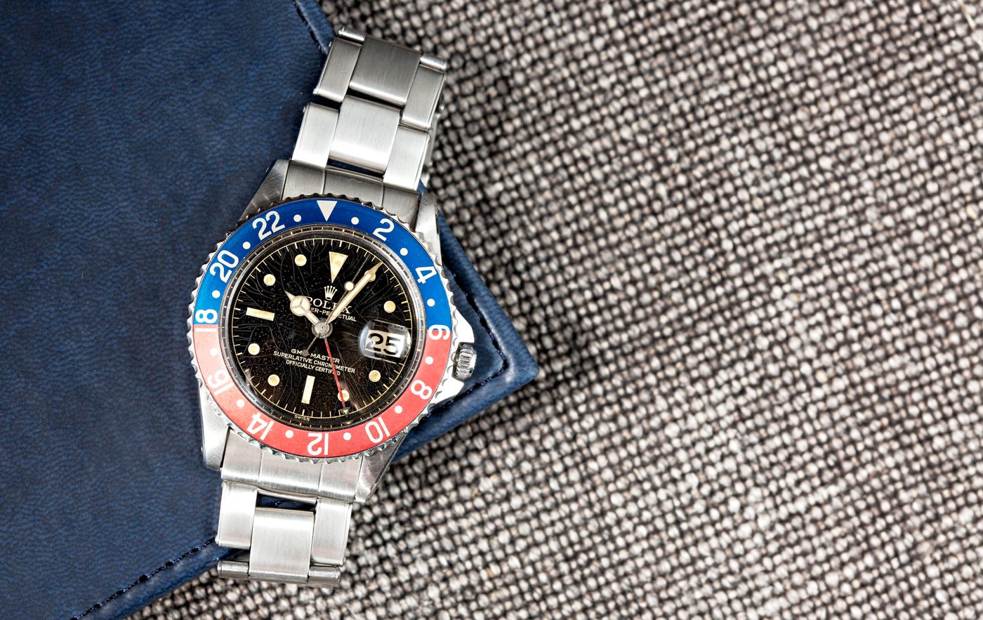 A watch form the World War I time period. This GMT was purchases during WWI times.