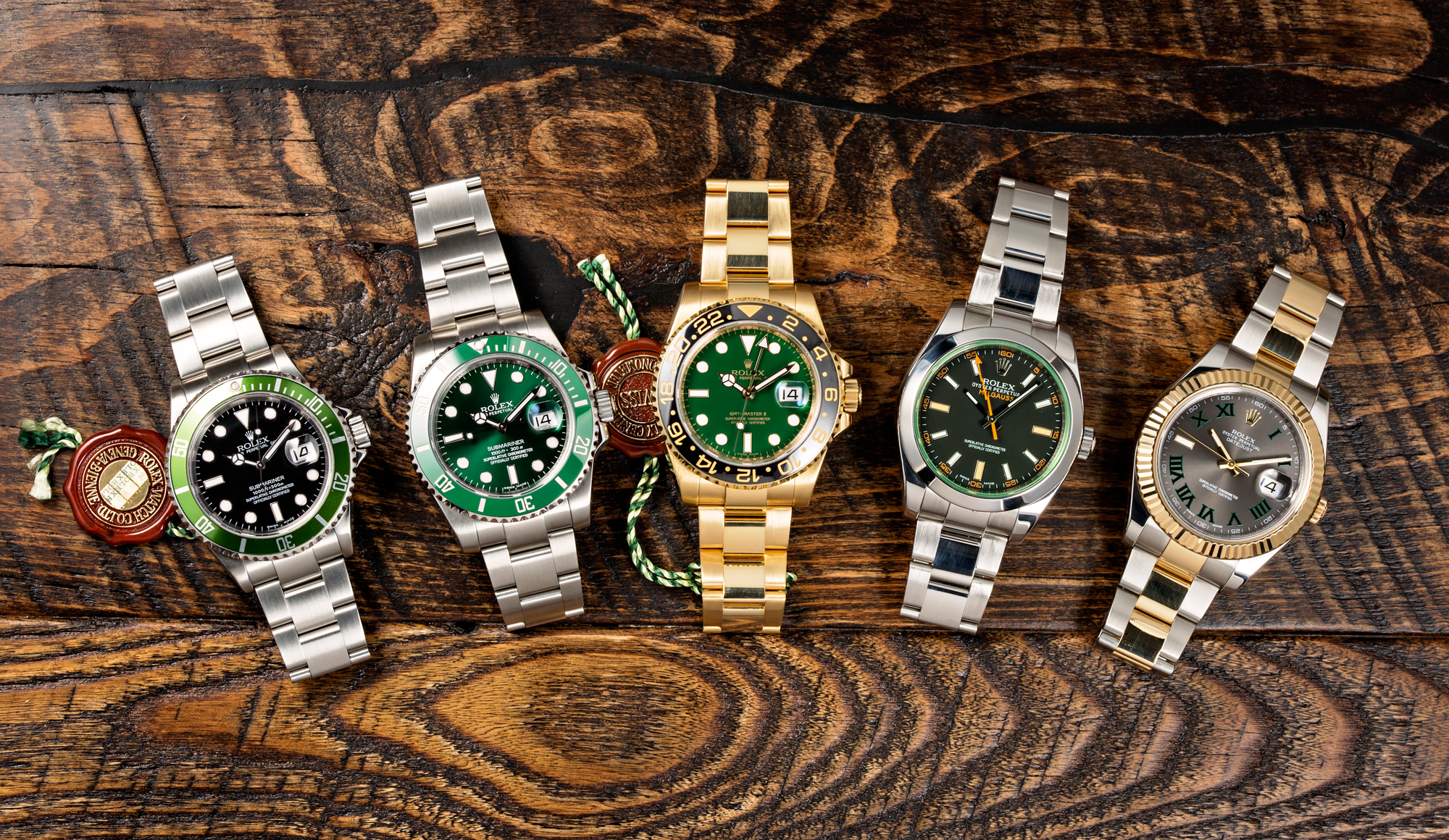 Green Rolex Watches Green Rolex watches for Saint Patrick's Day