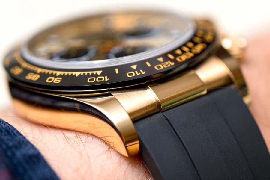 Oysterflex Bracelet matches the watch.