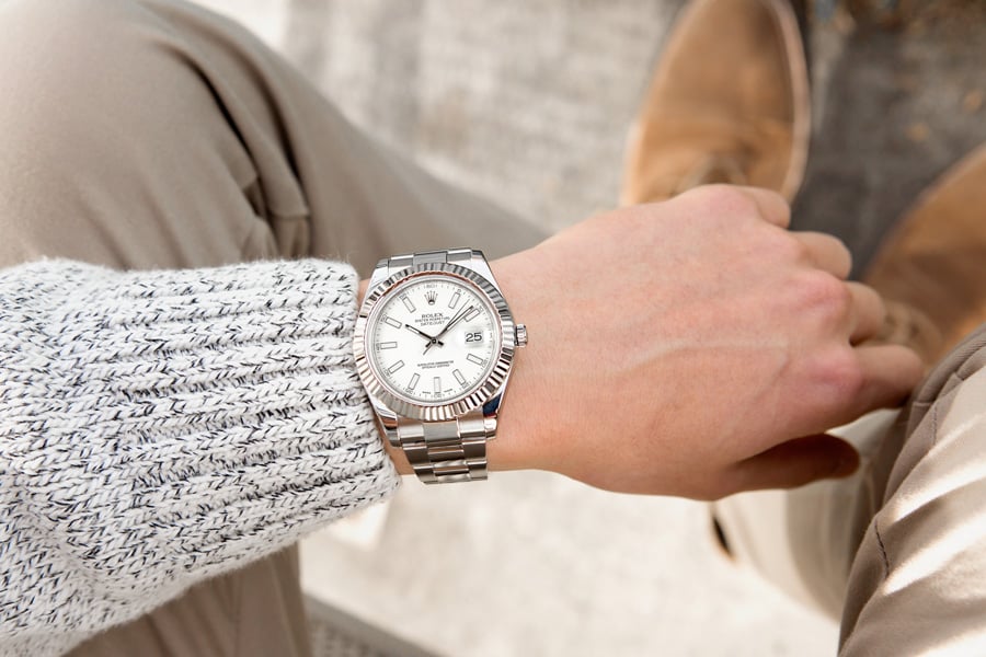 The Datejust is a watch for professional settings.