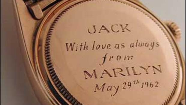 Marilyn Monroe's gift to JFK. Marilyn Monroe