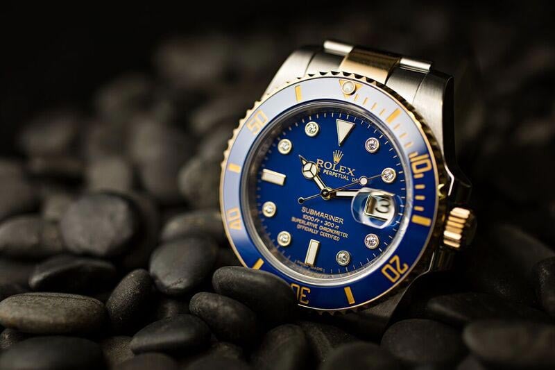 bust down rolex submariner