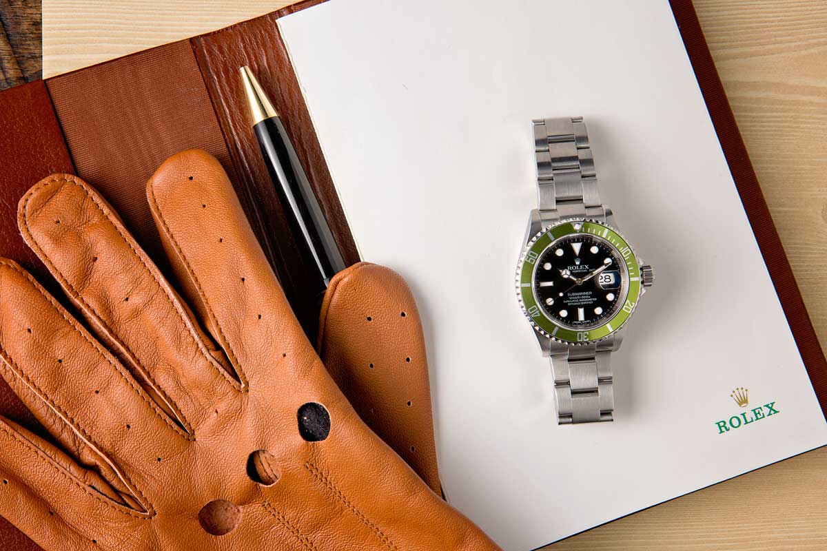 Rolex Submariner 16610LV Green Bezel 50th Anniversary Z NIB