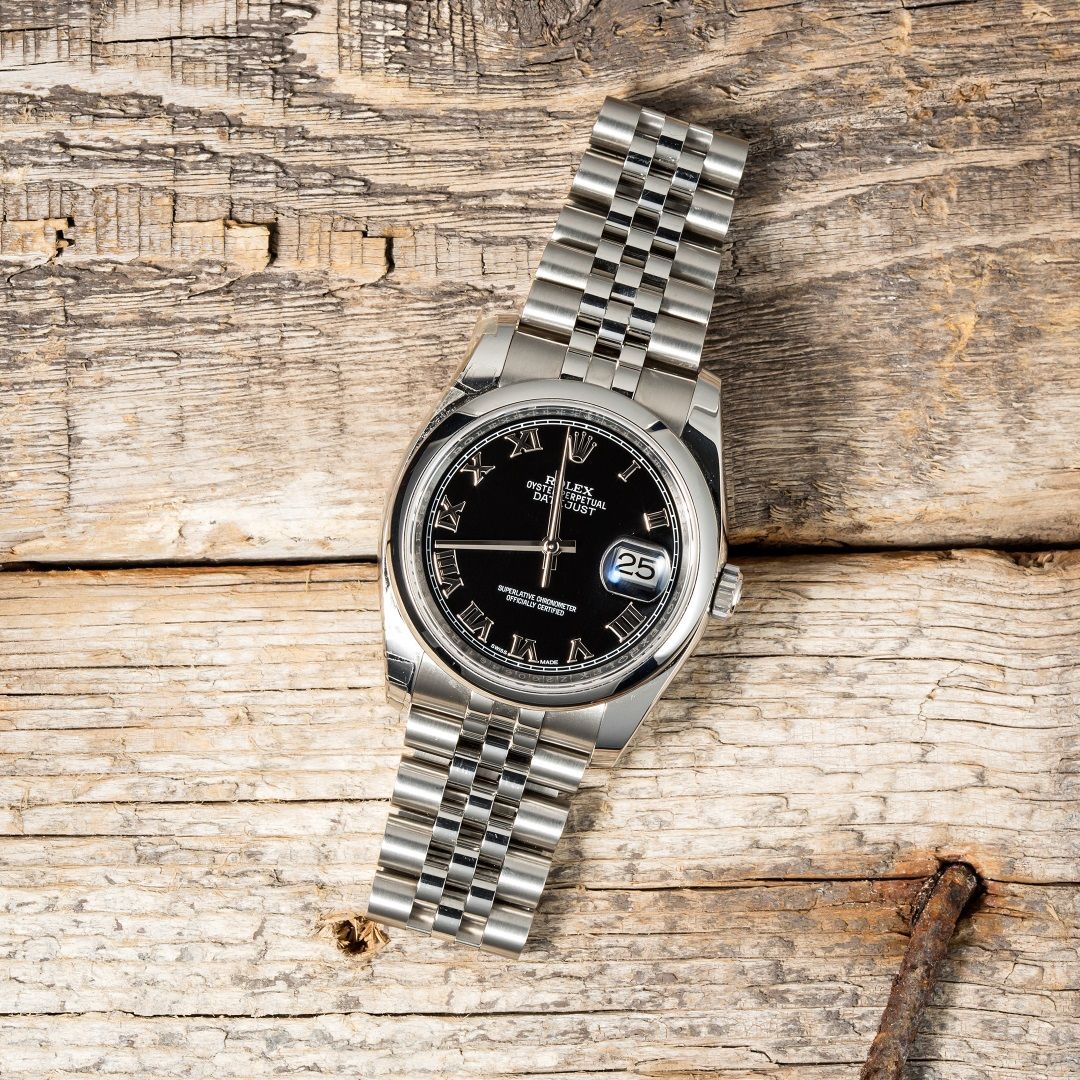 The Datejust Reference 116200 in white gold. Datejust Reference 116200
