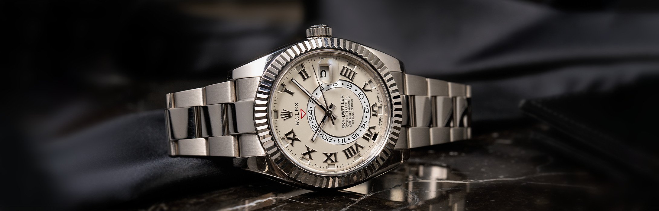 The White Gold Rolex Sky-Dweller ref. 326939