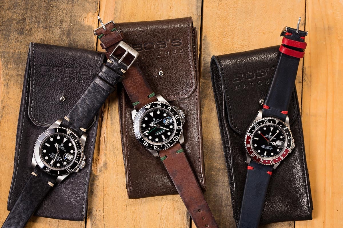 Rolex leather straps are easy get.