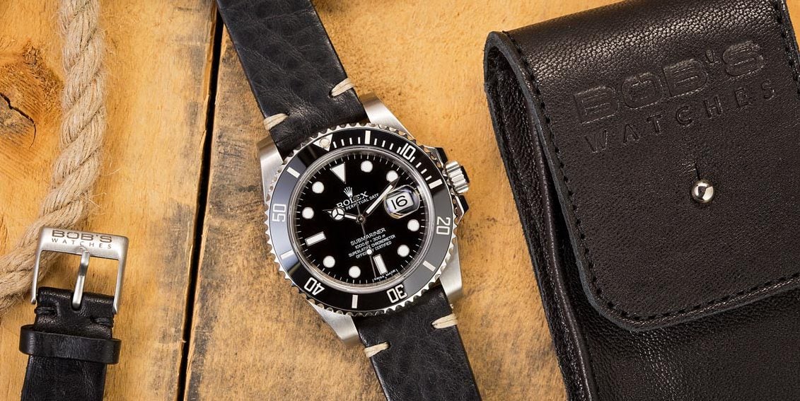 rolex submariner leather strap