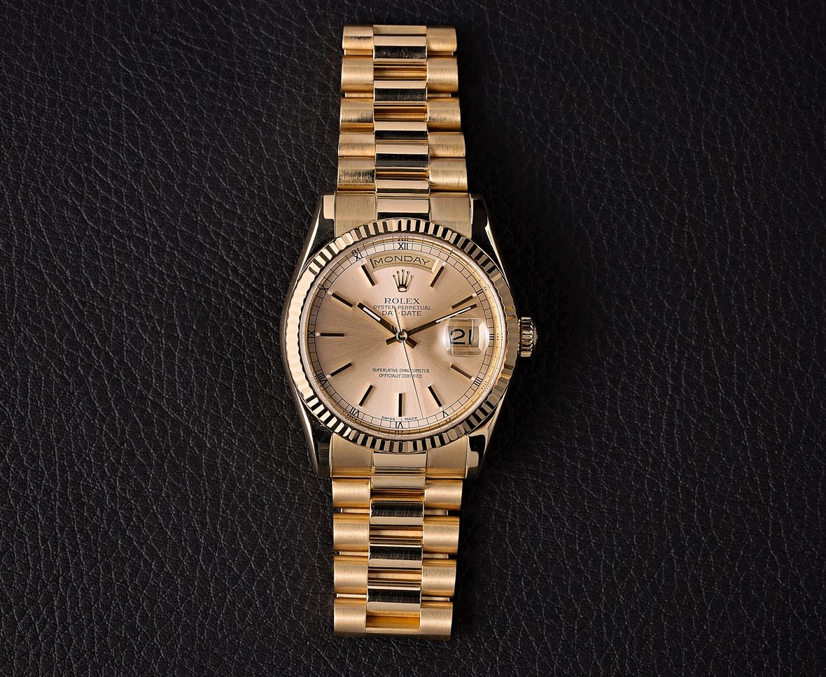 Rolex 118238 Day-Date President Yellow Gold 36mm Presidential 
