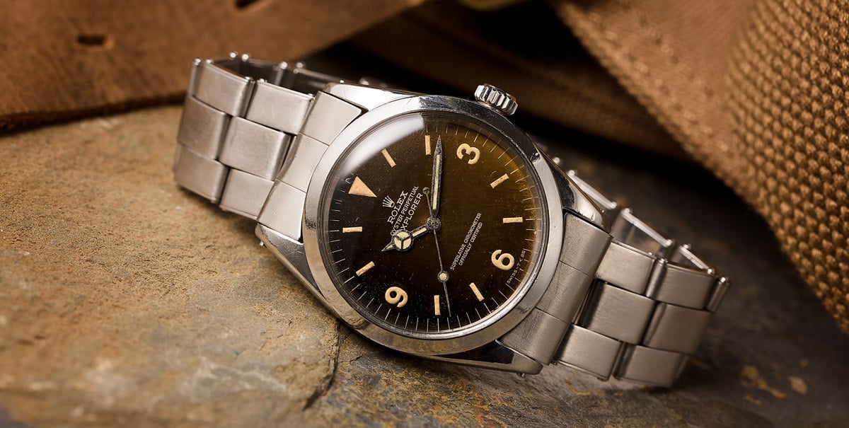 rolex explorer tropical dial