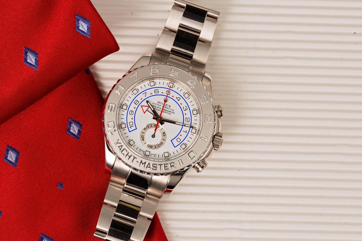 Rolex Yacht-Master II ref. 116689 Rolex Yacht-Master II 116689 White Gold Platinum Bezel