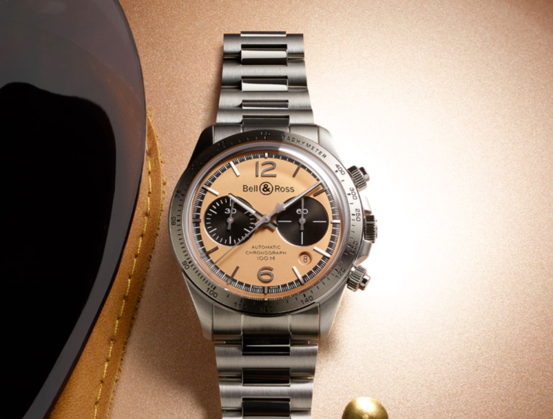 The co-axial chronograph is a homage to the Rolex Daytona. Bellytanker
