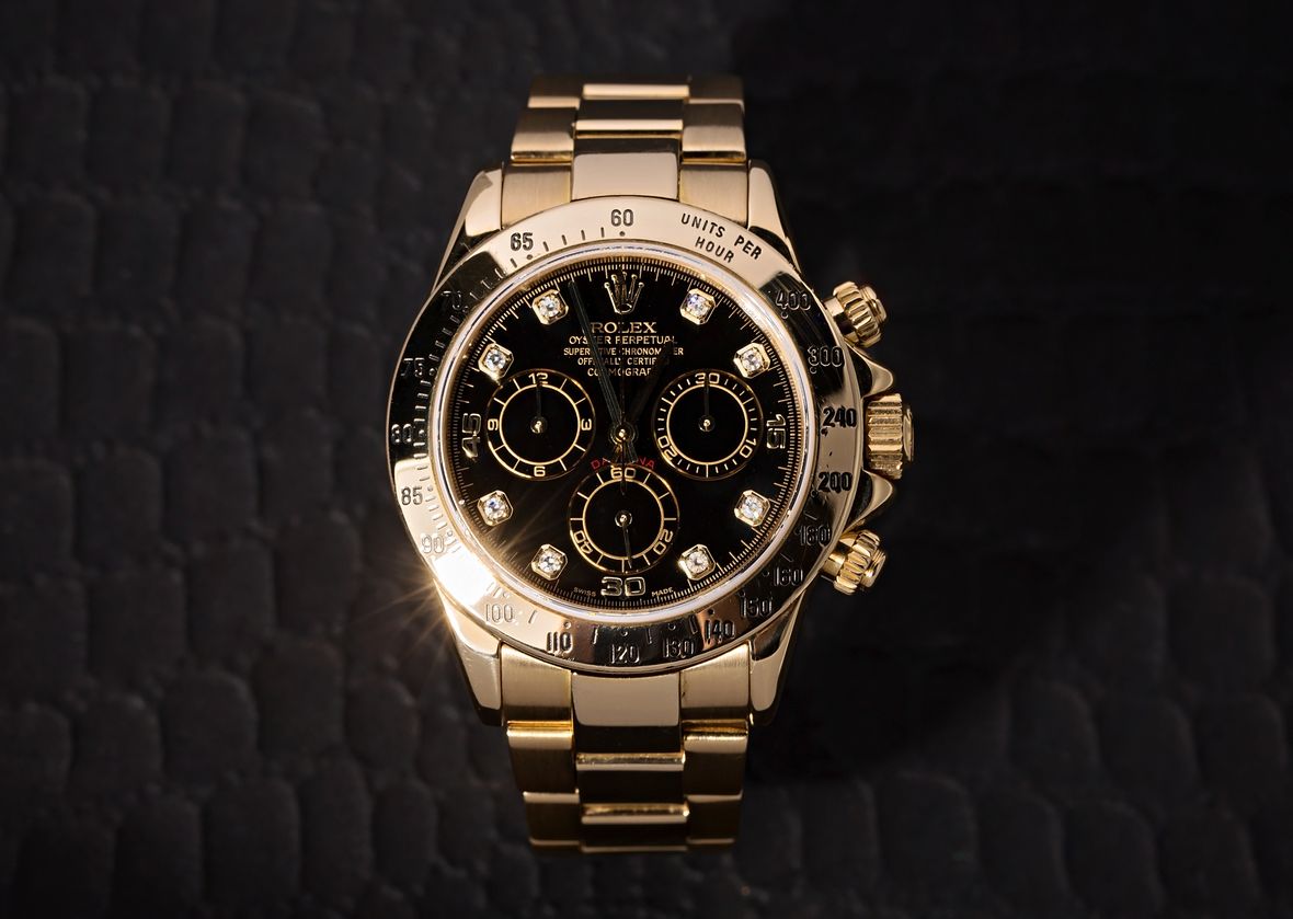 Black and Gold Rolex Watches Cosmograph Daytona 116528