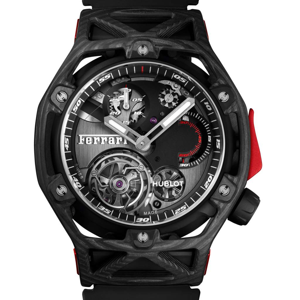 Hublot’s Techframe Ferrari Tourbillon Chronograph GPHG 2017