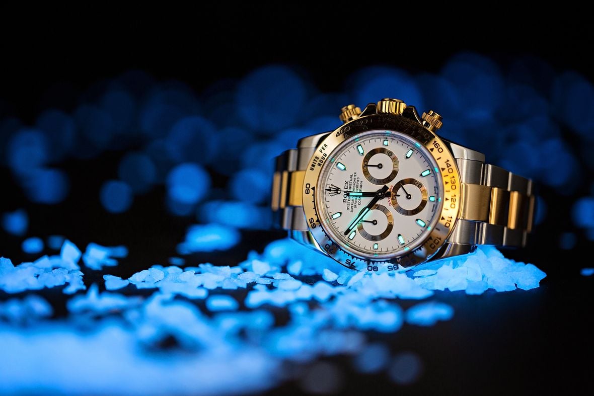 Rolex Chromalight vs Super-LuminNova Two-Tone Daytona 116503