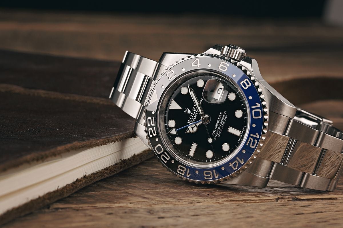 Stainless Steel Rolex GMT-Master II Batman 116710BLNR