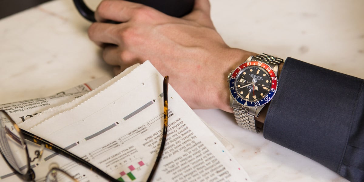 Here is a perfect example of a unique dial on the GMT 1675. GMT 1675