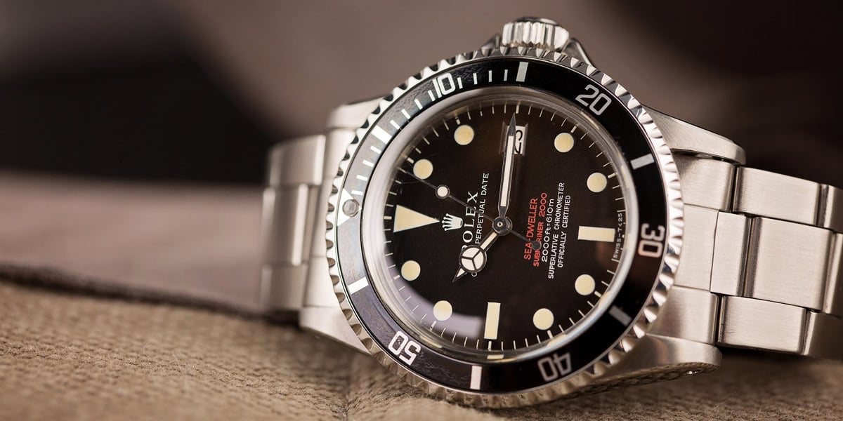 Vintage of the Week: The  Rolex Double Red Sea-Dweller