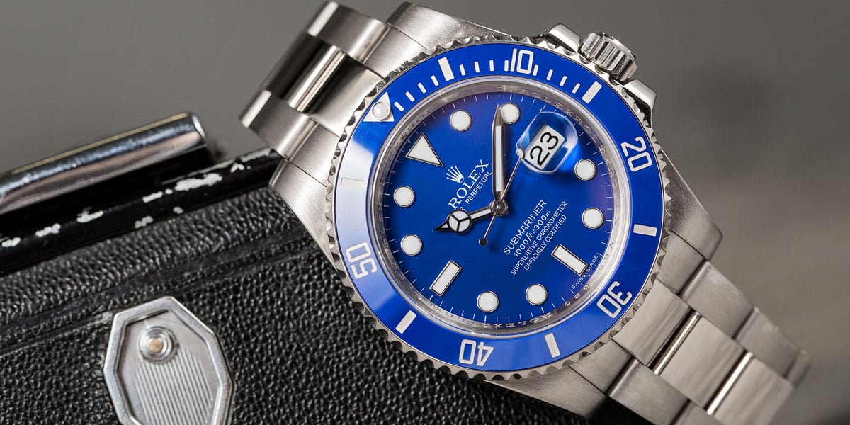 Rolex Submariner 116619 “Smurf 